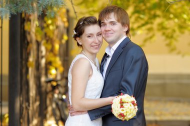 Güzel gelin ve damat 