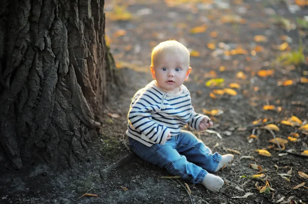 Petit garçon au parc — Photo