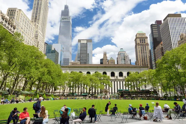 New York Verenigde Staten Mei 2021 Mensen Ontspannen Genieten Van — Stockfoto