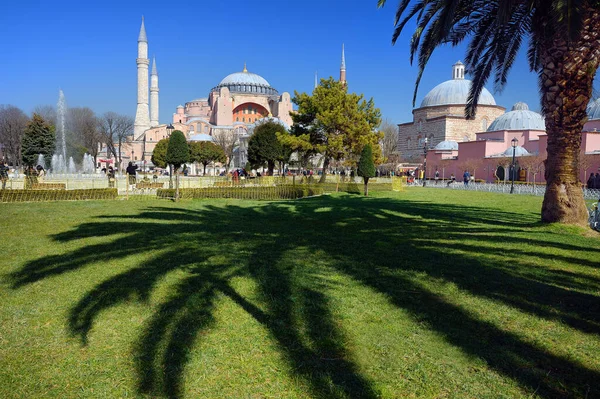 Istanbul Turkey Marca 2021 Jedną Głównych Atrakcji Miasta Hagia Sophia — Zdjęcie stockowe