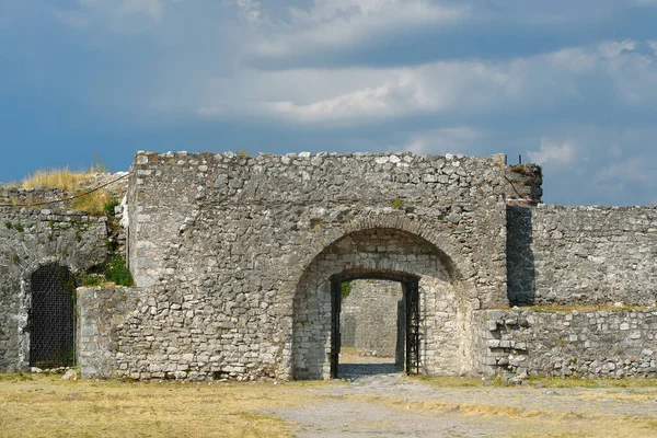 View Famous Rozafa Fortress City Shkodra Gates Bastion Lead Ancient — Stock Photo, Image