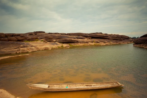 Boote auf dem Mekong — Stockfoto