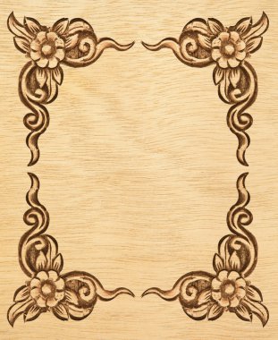 oymalı çerçeve çiçek