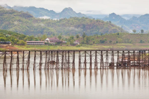 Jembatan kayu — Stok Foto