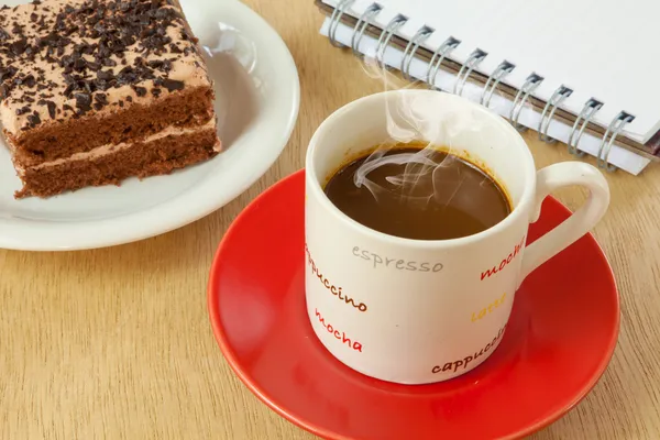 Cake and coffee — Stock Photo, Image