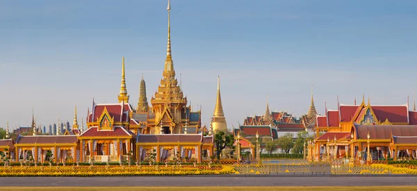 Funérailles royales thaïlandaises et Temple — Photo