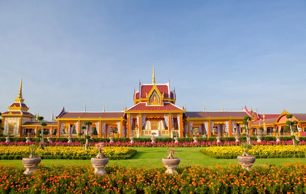 Thai royal funeral and Temple — Stock Photo, Image