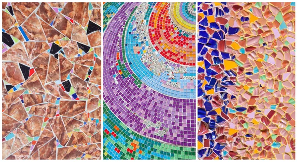 Kleurrijke keramische muur — Stockfoto