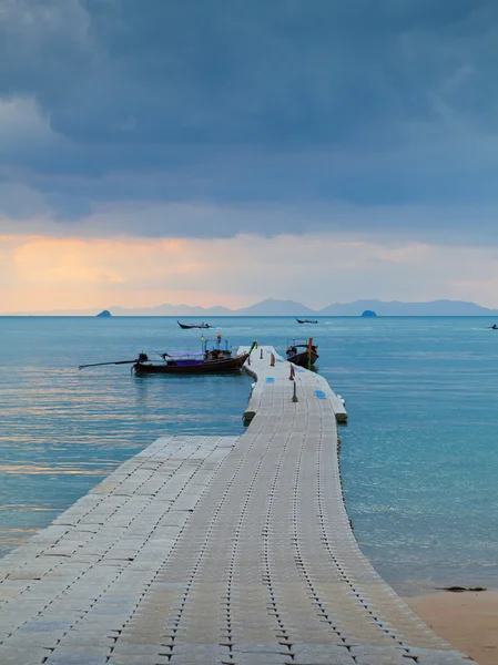 海上的船 — 图库照片