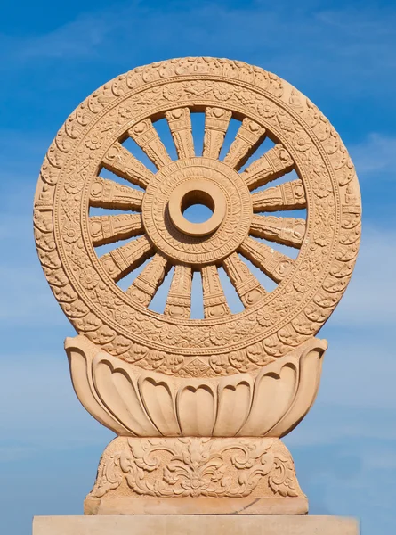 Wheel of dhamma — Stock Photo, Image