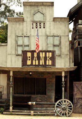 Banka vahşi batı tarzı