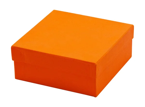 Oranje doos — Stockfoto
