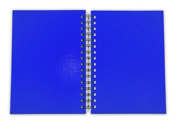 Μπλε Σημείωση βιβλίο — Φωτογραφία Αρχείου