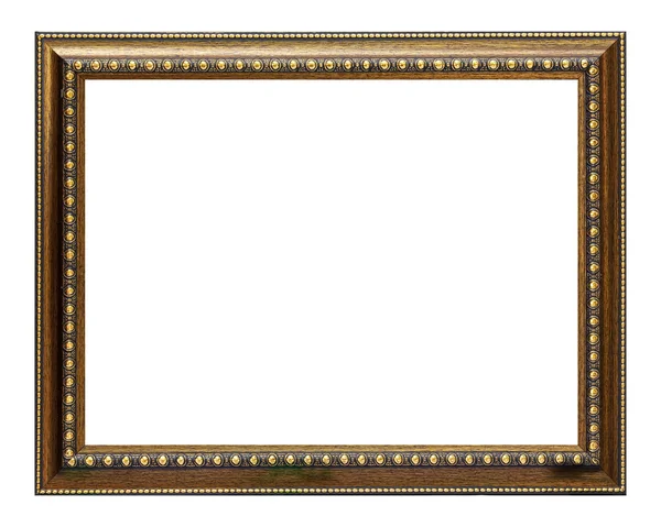 Gold and wood frame — Stock Photo, Image