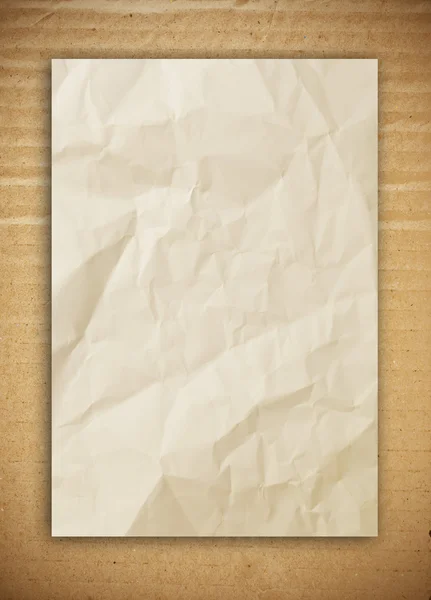 Papel sobre el cartón — Foto de Stock