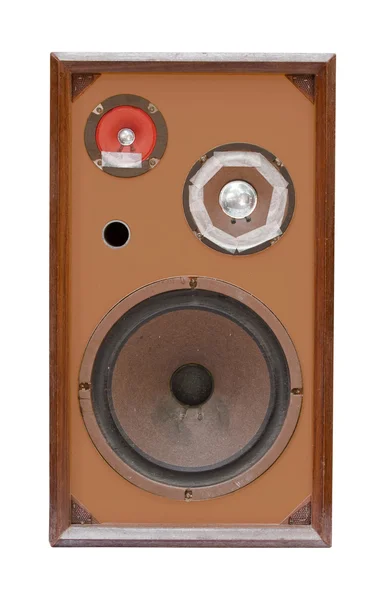 Old speaker isolated — Stock Photo, Image