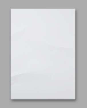 Beyaz buruşuk kağıt