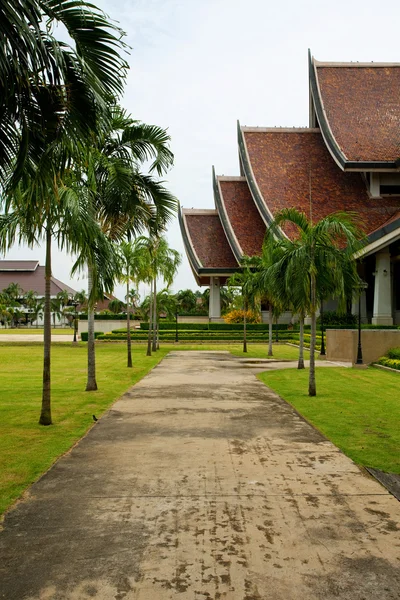 Wandelpad in tempel — Stockfoto