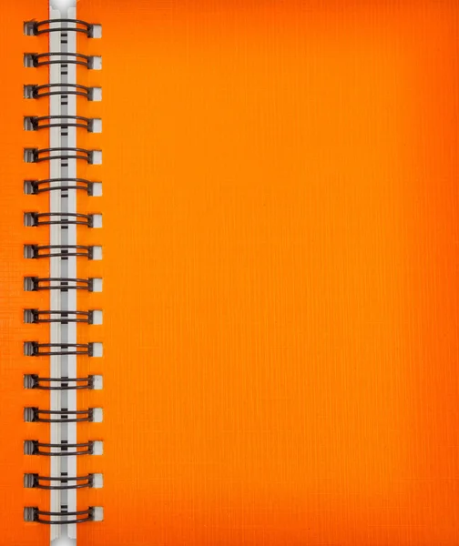 Livro de notas laranja — Fotografia de Stock