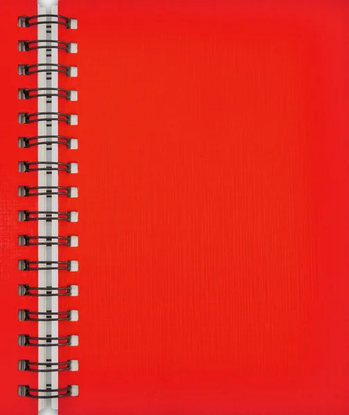 Kırmızı not defteri — Stok fotoğraf