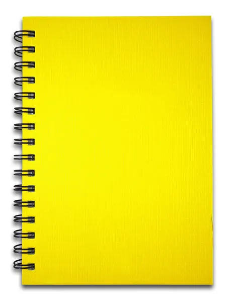 Cuaderno amarillo —  Fotos de Stock