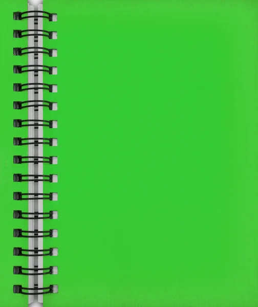 Πράσινο Σημείωση βιβλίο — Φωτογραφία Αρχείου