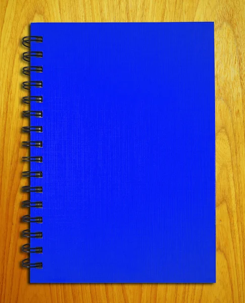 Caderno azul — Fotografia de Stock