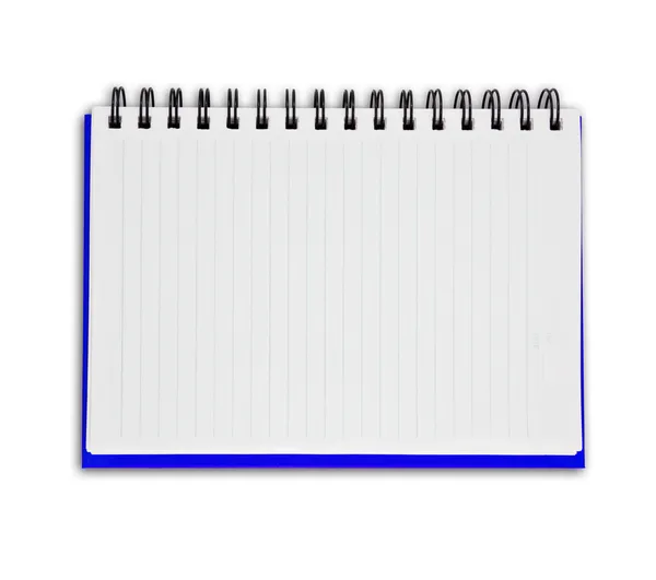 Das blaue Notizbuch — Stockfoto