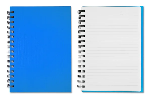 Libro de notas azul cielo — Foto de Stock