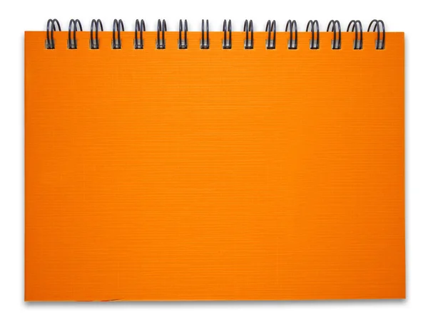 Turuncu defter — Stok fotoğraf