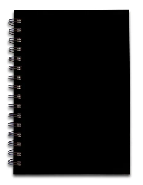 Black notebook — Stock Photo, Image