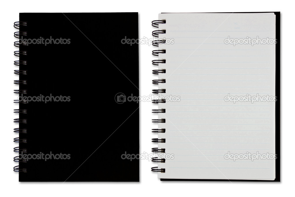 Black Blank Note Book
