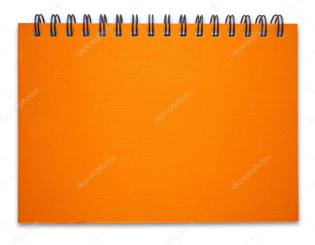 Orange notebook