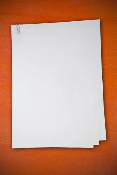 Libro blanco en blanco — Foto de Stock