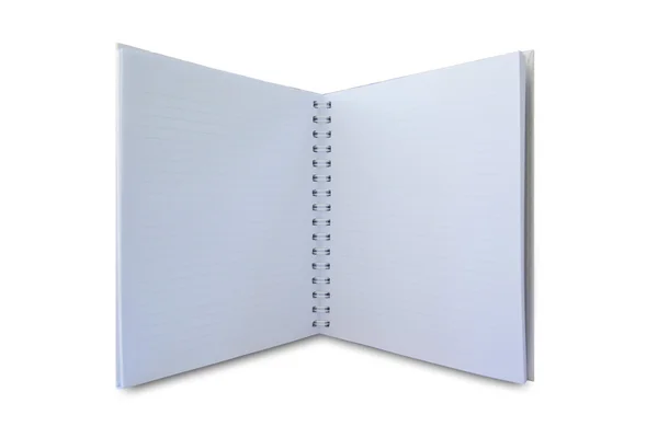 Cuaderno abierto en blanco —  Fotos de Stock