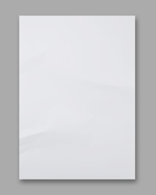 Beyaz buruşuk kağıt