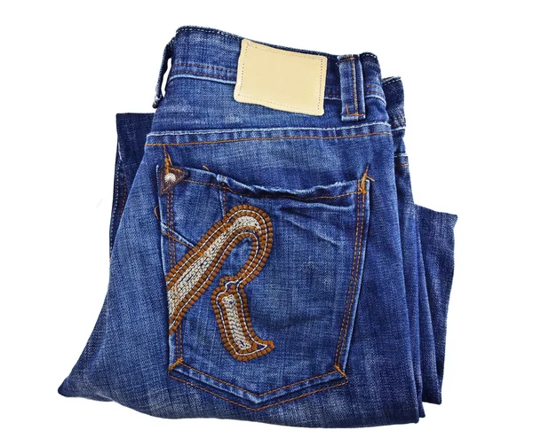 Tasca posteriore blu jeans — Foto Stock