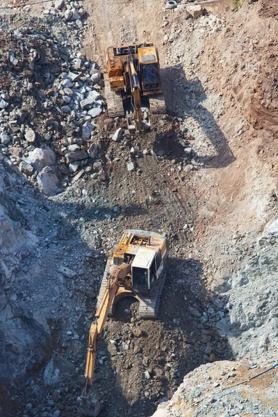 Trabajo de excavadora — Foto de Stock