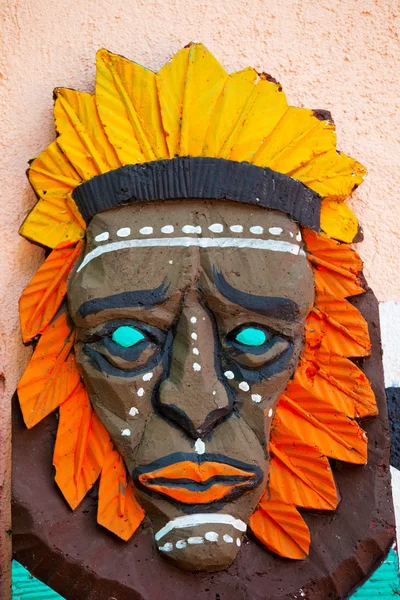 Índio pintado — Fotografia de Stock