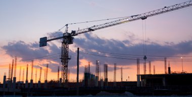 Endüstriyel inşaat alanı