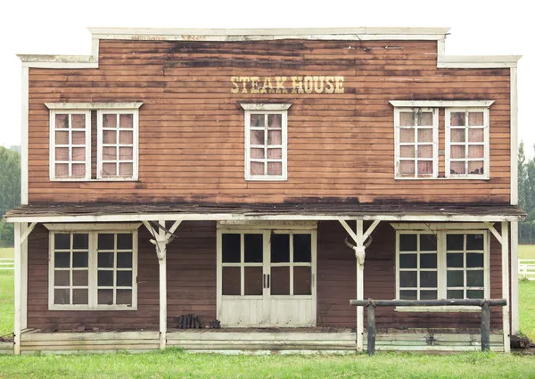 Steak house in Wild West style — Stock Photo, Image