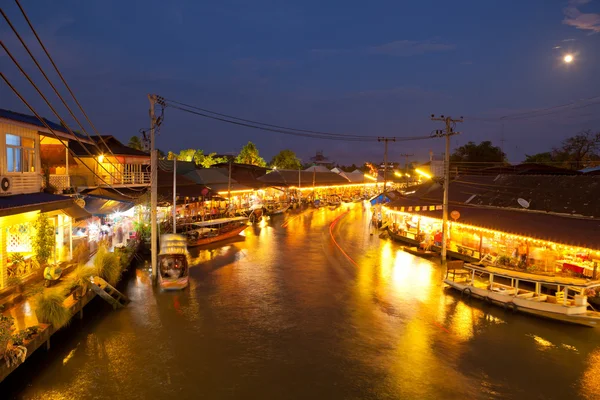 Mercado flotante — Foto de Stock