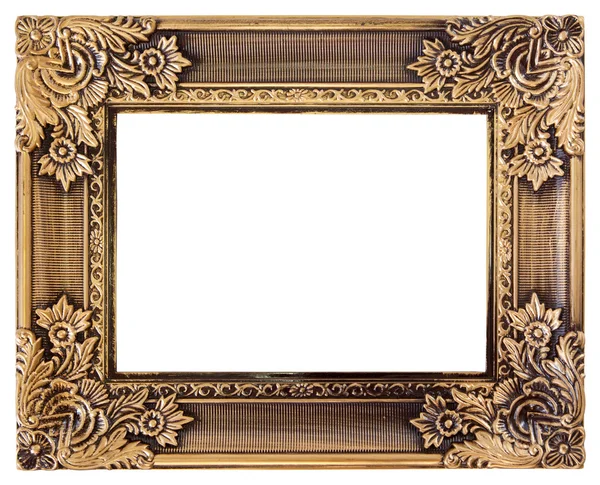 Liefde gouden frame — Stockfoto