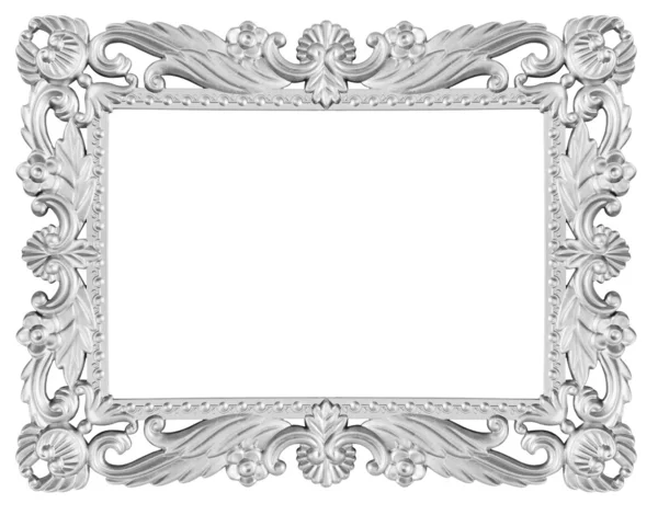 Silver frame — Stock Photo, Image