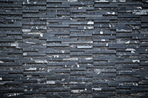 Black brick wall — Stock Photo, Image