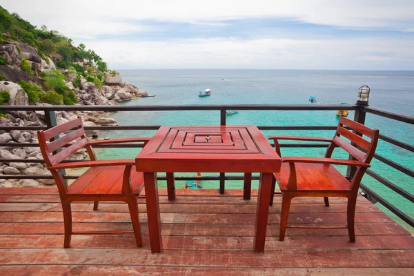 Restaurante cerca del mar — Foto de Stock