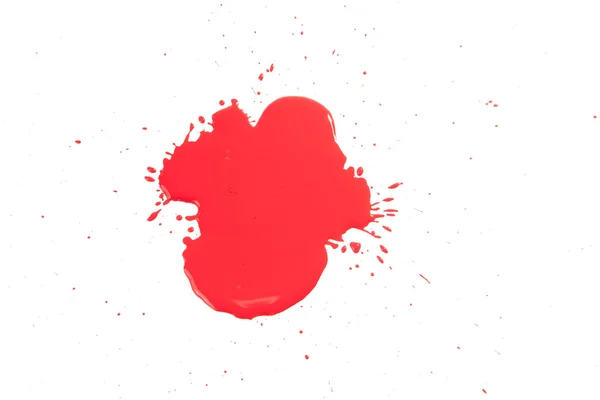 Piros fehér csepp — Stock Fotó