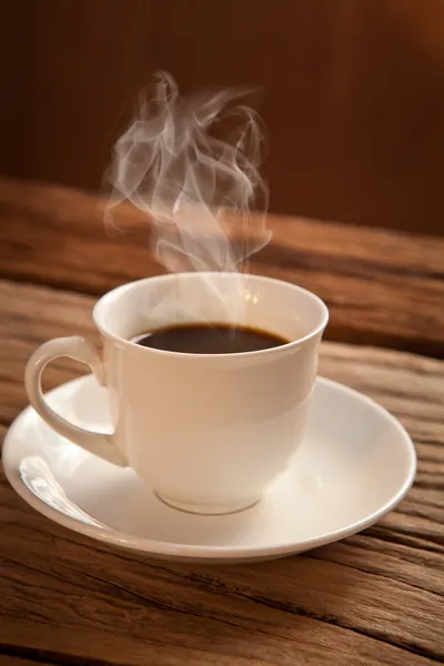 Cup of hot coffee — Stock Photo, Image