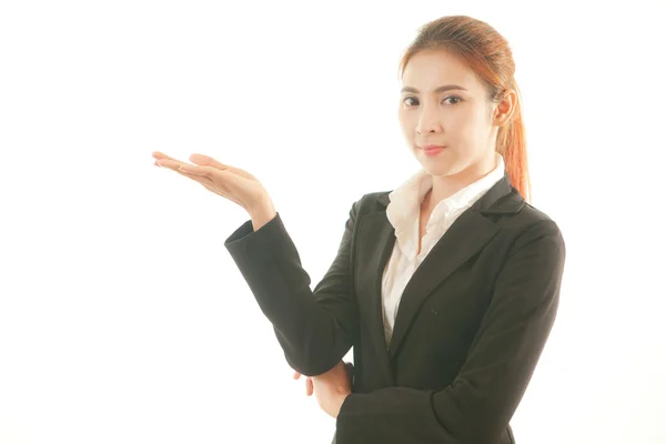 Business woman presenting — Stock Photo, Image