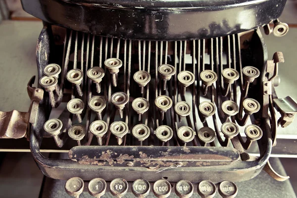 Vintage psací stroj — Stock fotografie